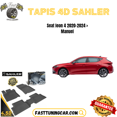 Tapis Sur Mesure 4D Seat Leon 4 Manuel 2020-2024 >