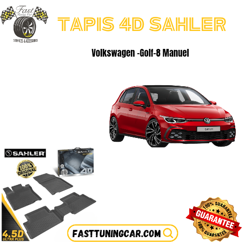 TAPIS Sur Mesure 4D Volkswagen Golf 8 Manuel 2021+