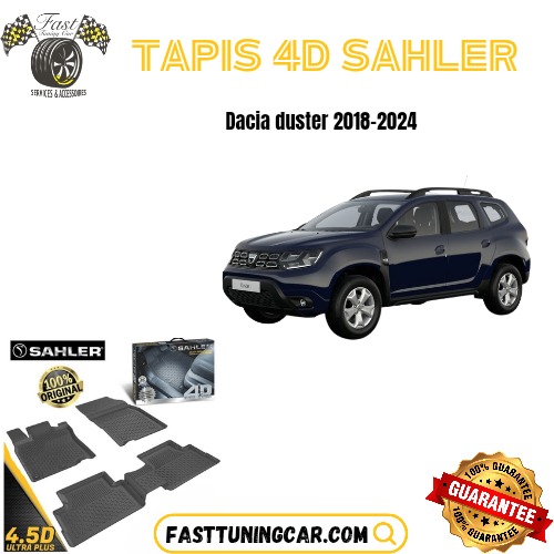 Tapis Sur Mesure 4D Dacia Duster 4x2 2018-2024