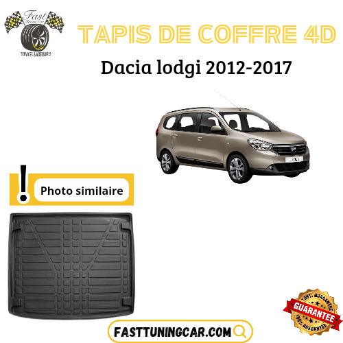 Tapis de coffre 4D Dacia Lodgi 2012-2017