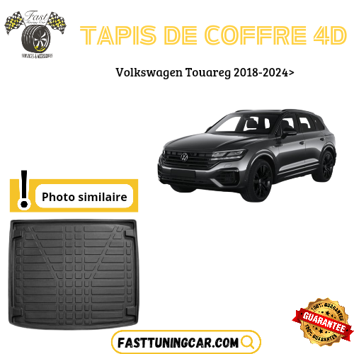 Tapis de coffre 4D Volkswagen Touareg 2018-2024>