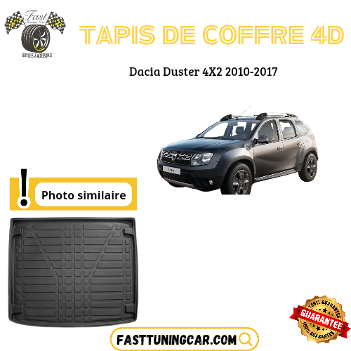 Tapis de coffre 4D Dacia Duster 4X2 2010-2017