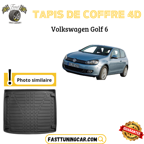 Tapis de coffre 4D Volkswagen Golf 6