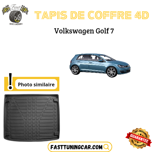 Tapis de coffre 4D Volkswagen golf 7