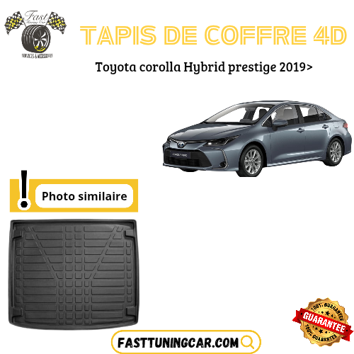 Tapis de coffre 4D Toyota Corolla Xll HYBRID Prestige 2019>