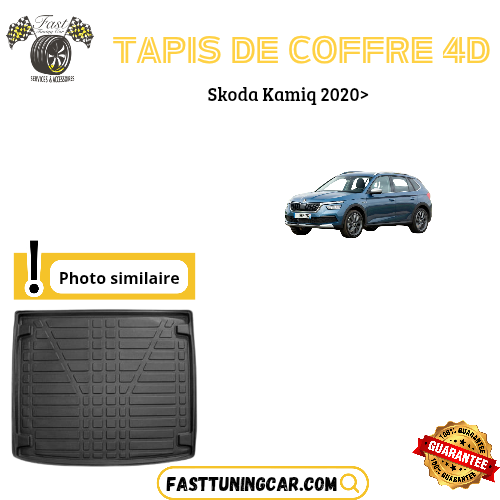 Tapis de coffre 4D SKODA KAMIQ 2020>