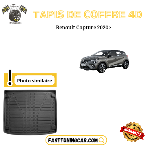 Tapis de coffre 4D RENAULT CAPTURE 2020+