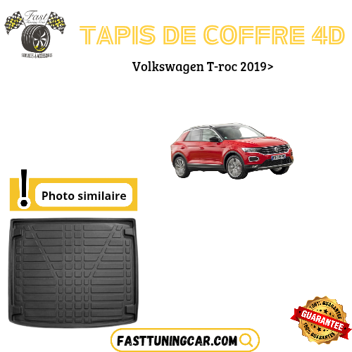 Tapis de coffre 4D VOLKSWAGEN T-ROC 2019>