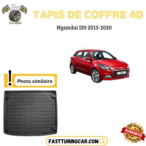 Tapis de coffre 4D HYUNDAI I20 2015-2020