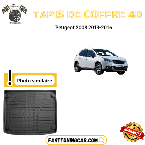 Tapis de coffre 4D PEUGEOT 2008  2013-2016