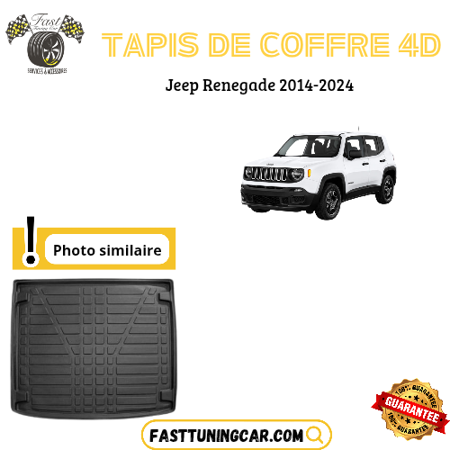 Tapis de coffre 4D JEEP RENEGADE 2014-2024