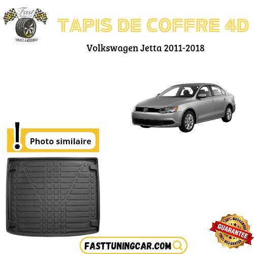 Tapis de coffre 4D Volkswagen Jetta 2011-2018