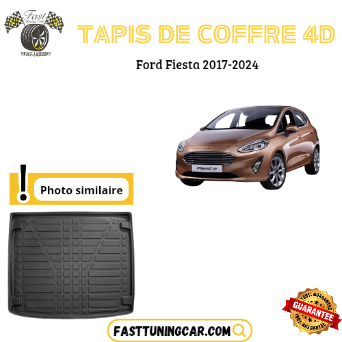 Tapis de coffre 4D FORD FIESTA 2017-2024