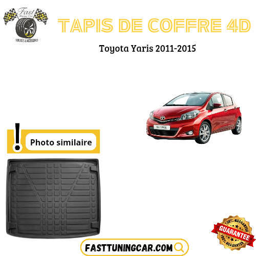 Tapis de coffre 4D TOYOTA YARIS 2011-2020