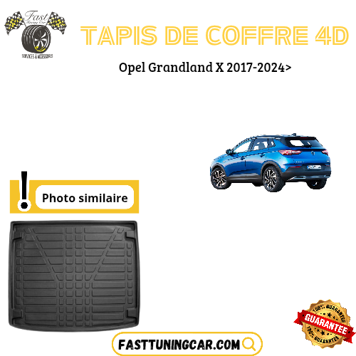 Tapis de coffre 4D OPEL GRANDLAND X 2017-2024>