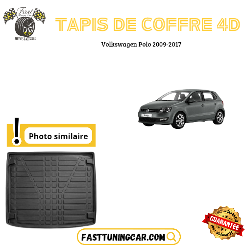 Tapis de coffre 4D VOLKSWAGEN POLO 2009-2017