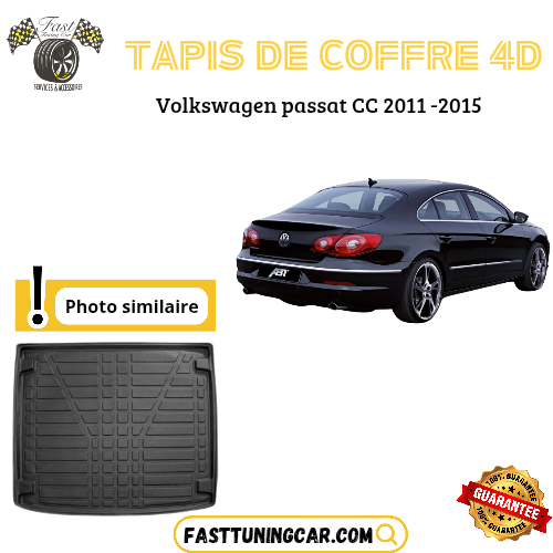 Tapis de coffre 4D Volkswagen passat cc 2011-2015