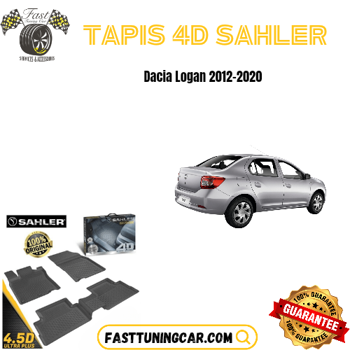 Tapis sur mesure 4D Dacia Logan 2012-2020