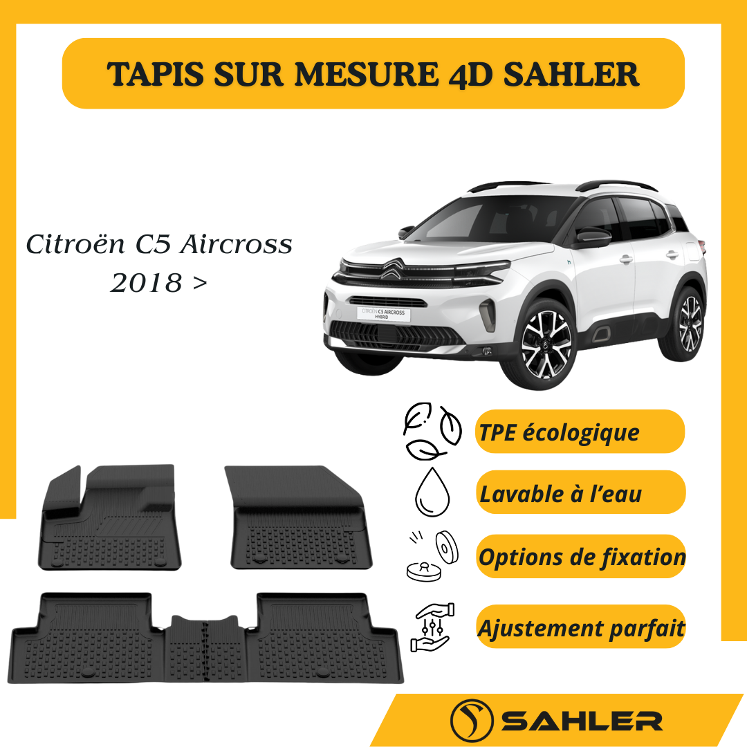 Tapis sur mesure 4D Citroën C5 Aircross 2018 >