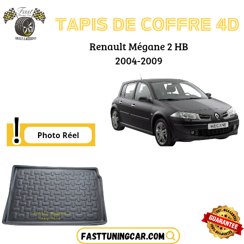 Tapis de coffre 4D Renault Mégane 2 HB 2004-2009