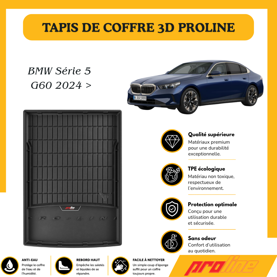 Tapis de coffre ProLine BMW Série 5 G60 2024 >