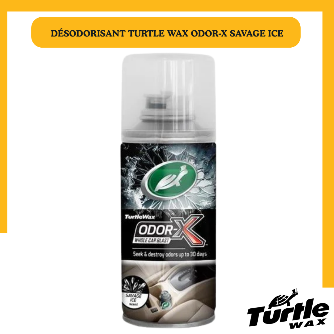Odor-X Whole Car Blast – Désodorisant Puissant en Aérosol pour Voiture | Élimine les Odeurs Jusqu’à 30 Jours