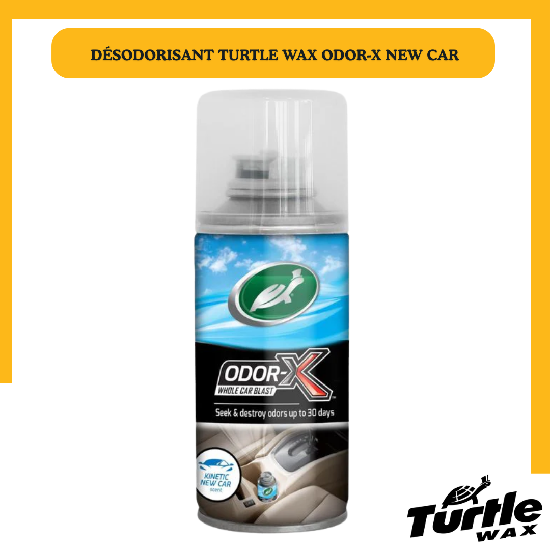 Odor-X Whole Car Blast – Désodorisant Puissant en Aérosol pour Voiture | Élimine les Odeurs Jusqu’à 30 Jours
