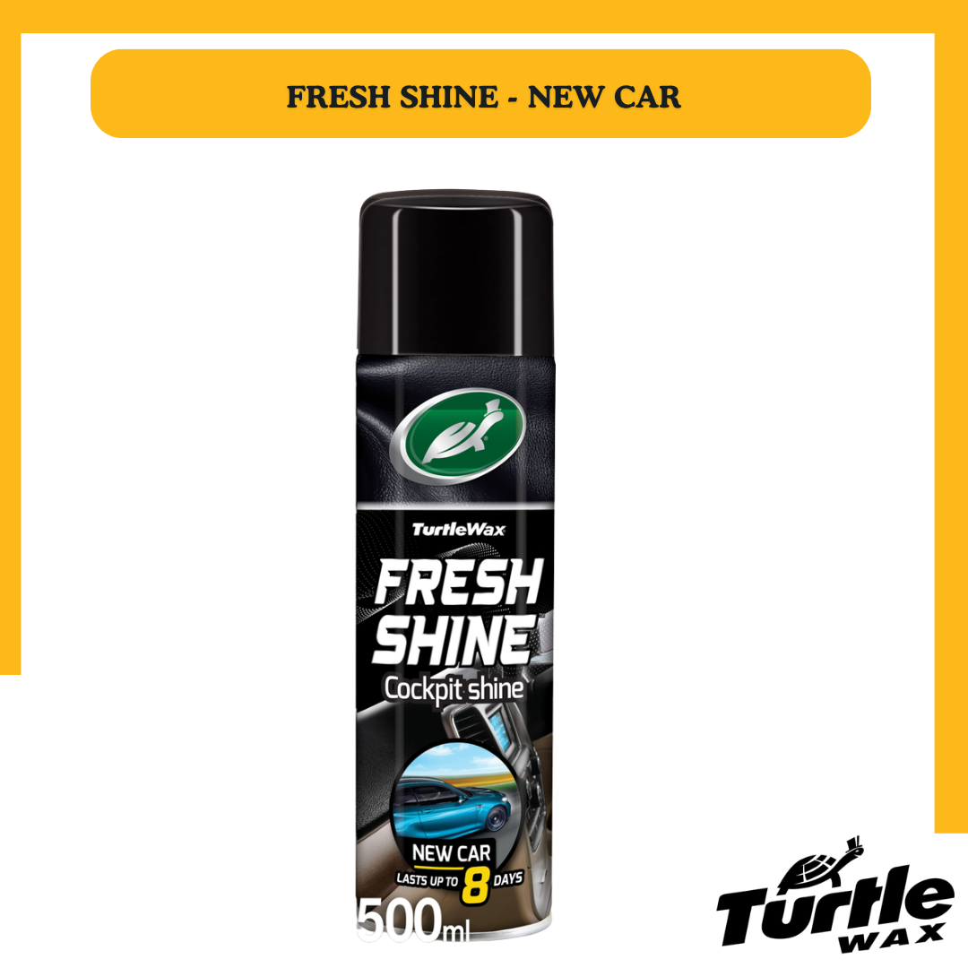 Turtle Wax – Soins des Plastiques Fresh Shine 500ml – Nettoyant & Raviveur