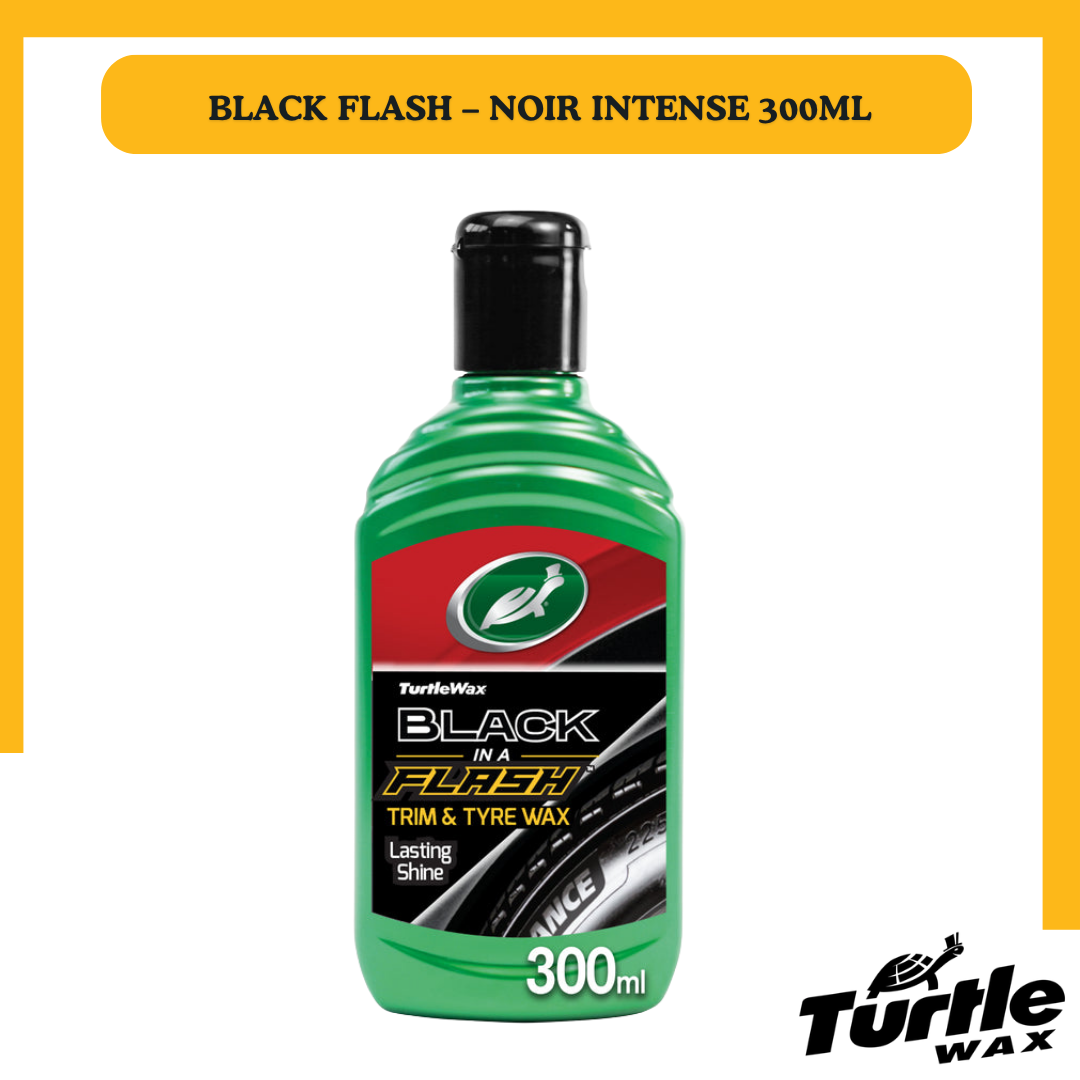 Black in a Flash – Rénovateur Pneus & Plastiques 300ML