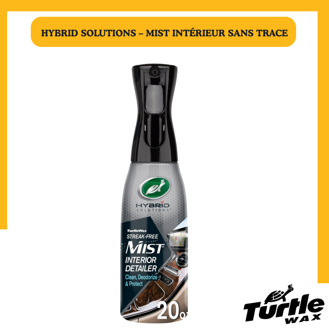 Turtle Wax Hybrid Solutions Mist Interior Detailer – Nettoyant Intérieur Sans Trace