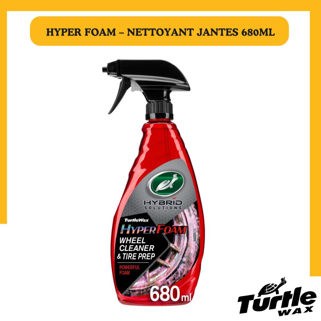 Hybrid Solutions Hyper Foam – Nettoyant Jantes & Préparation Pneus 680ML