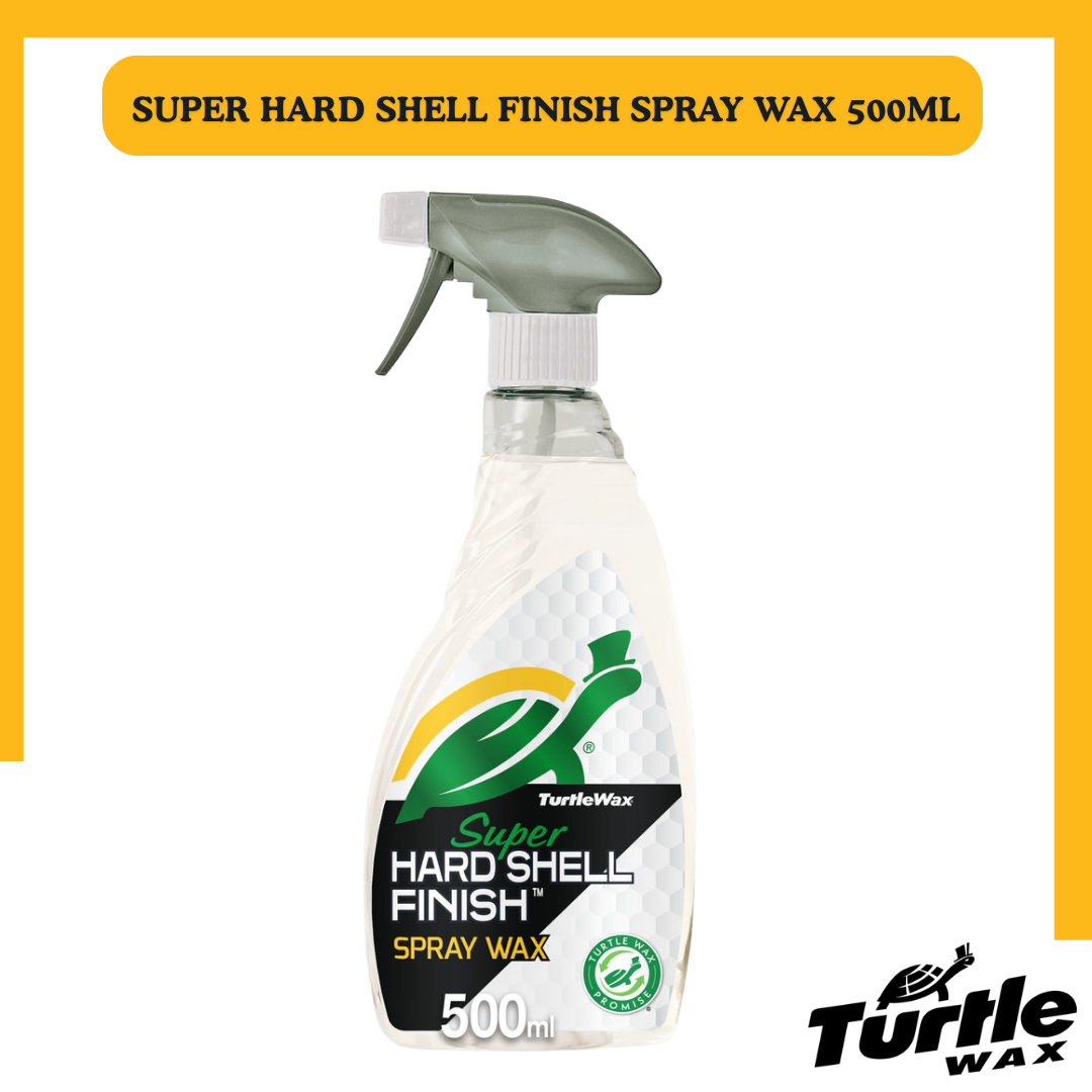 Turtle Wax Super Hard Shell Finish Cire en Spray Haute Brillance 500 ml