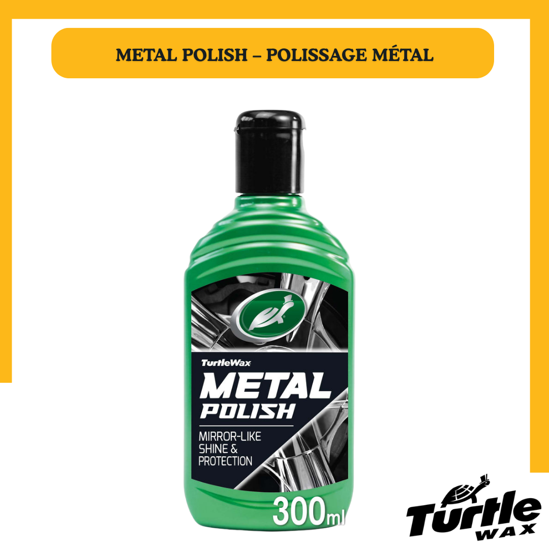 Turtle Wax Metal Polish – Rénovateur & Polissage Métaux 300ML