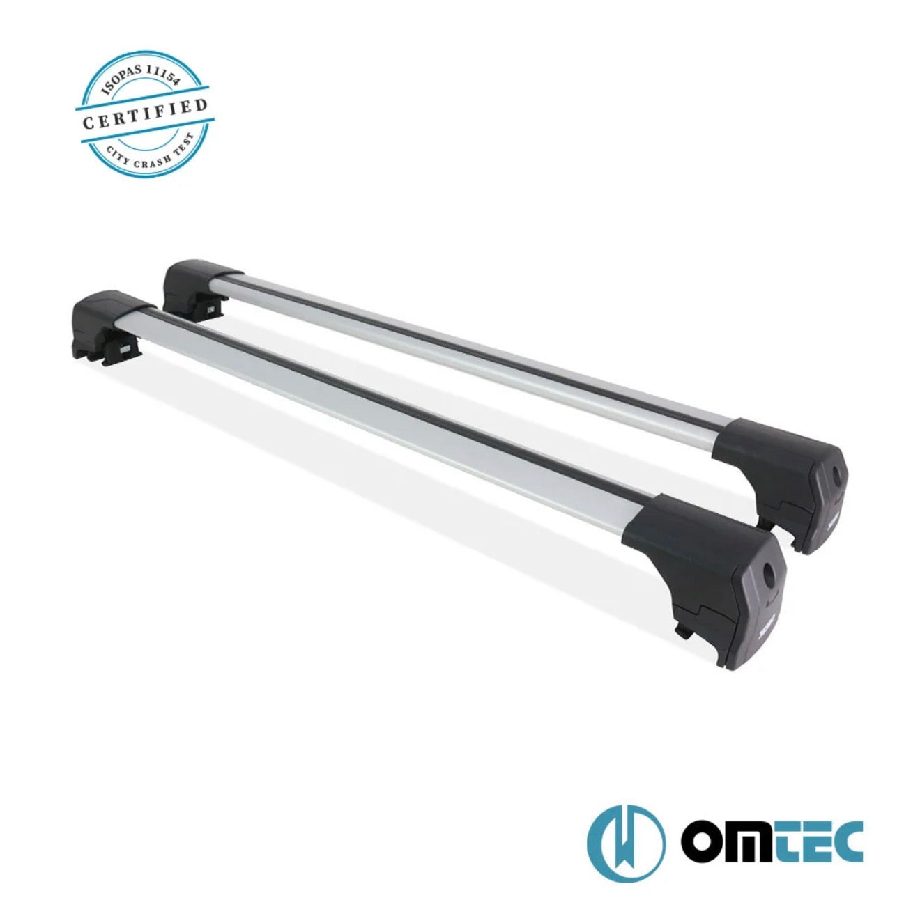 Kit barres de toit OMTEC Elegance V2 gris aluminium Volkswagen Touareg