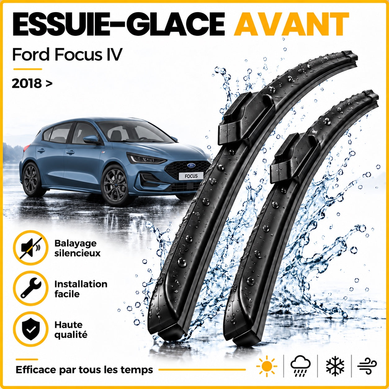 Essuie-glace avant Ford Focus IV 2018 >