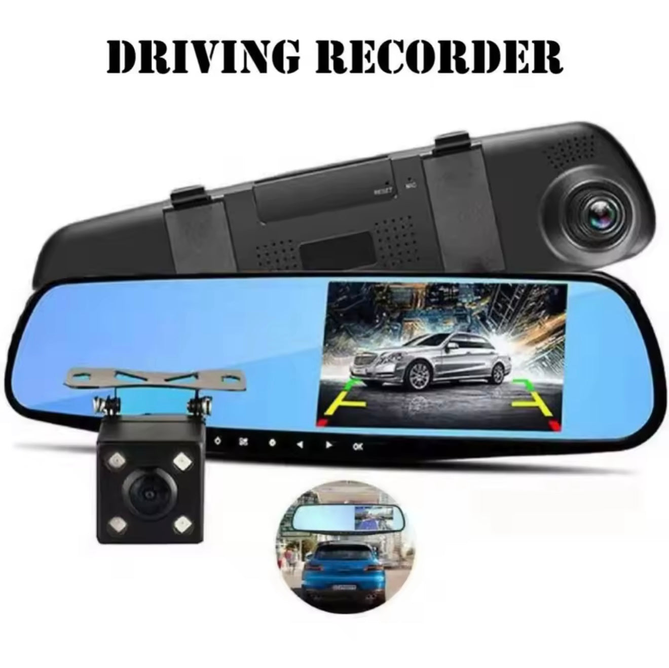 Rétroviseur DVR voiture - vue 2