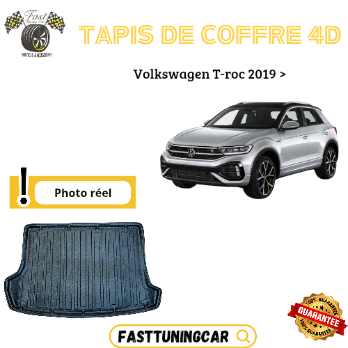 Tapis de coffre 4D VOLKSWAGEN T-ROC 2019>