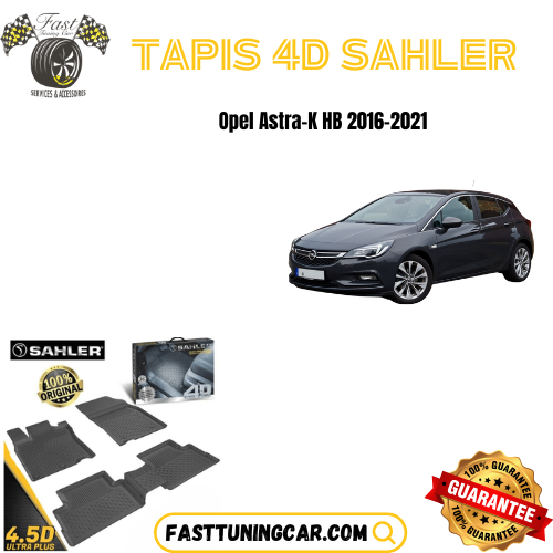 Tapis sur mesure 4D Opel Astra K 2016-2021