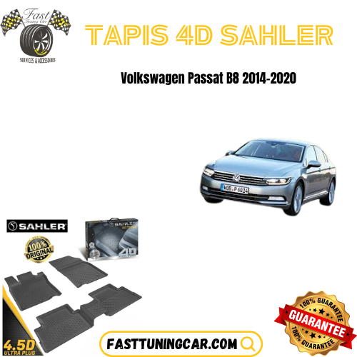 Tapis Sur Mesure 4D Volkswagen Passat B8 2014-2020