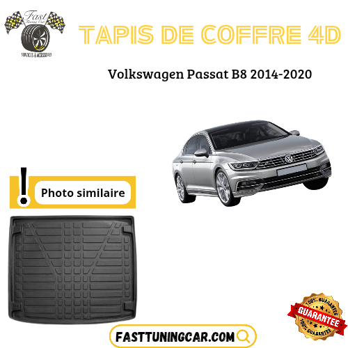 Tapis de coffre 4D Volkswagen passat B8 2014-2020