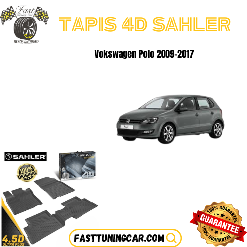 Tapis Sur Mesure 4D Volkswagen Polo 2009-2017