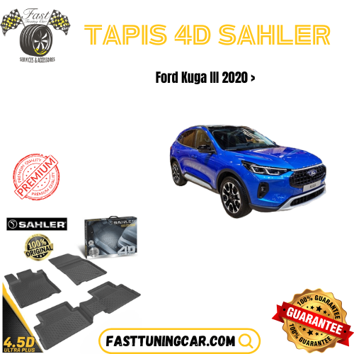 Tapis Sur Mesure 4D Premium Ford kuga 2020+