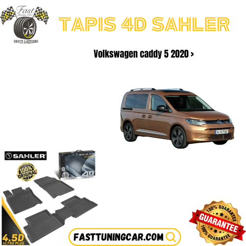 Tapis Sur Mesure 4D Volkswagen Caddy 2020 >