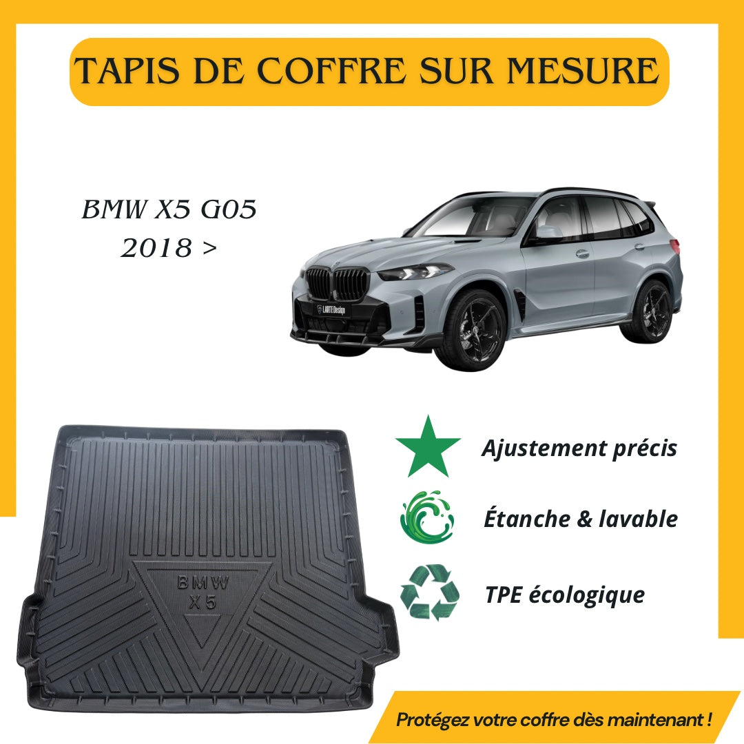Tapis de coffre sur mesure BMW X5 G05 2018 >