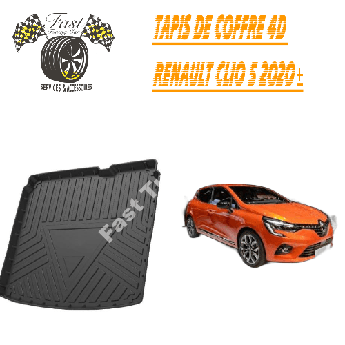 Tapis de coffre 4D Renault clio 5 2020+ 